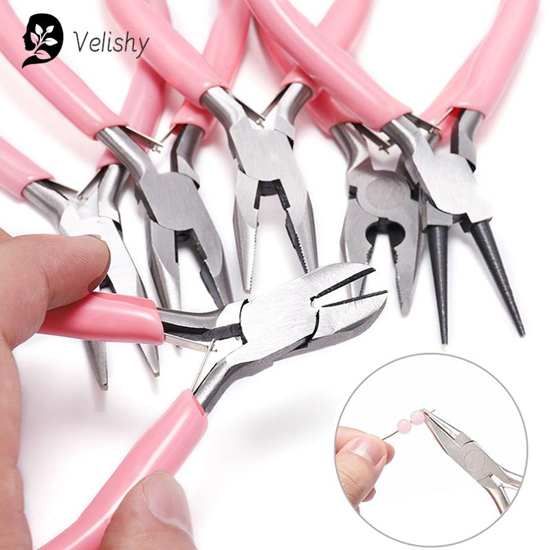 Jewelry Making Pliers - 1PC Mini Pliers Diagonal Round Bent