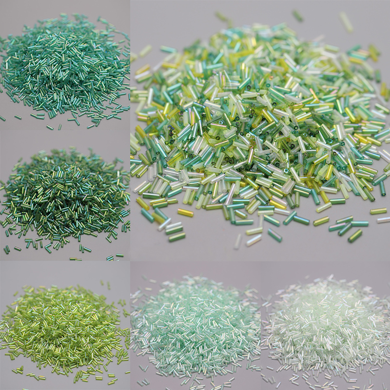 Jewelry Making Youtube - New Green color 450pcs 2x6mm Long