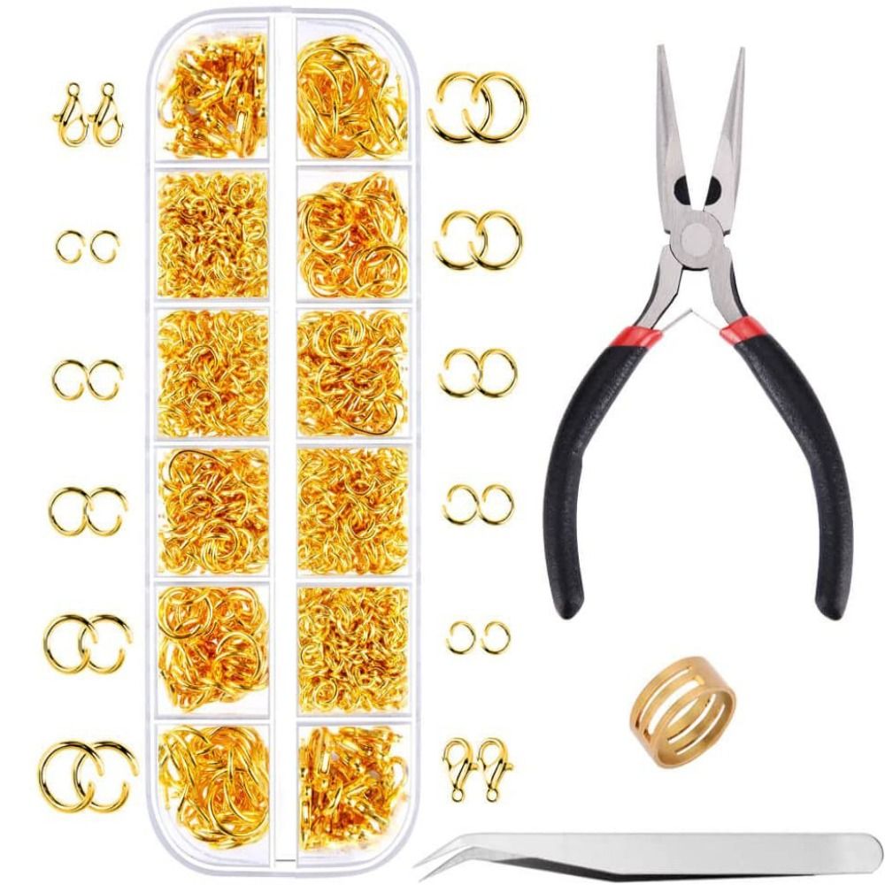 1200pcs 4-10mm Gold Silver Ope - Jewelry Making Pliers recensie en prijs