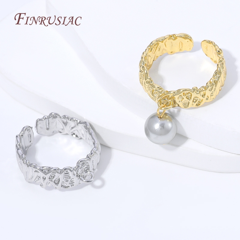 18K Gold Plated Open Adjustabl - Ring Blank Adjustable recensie en prijs