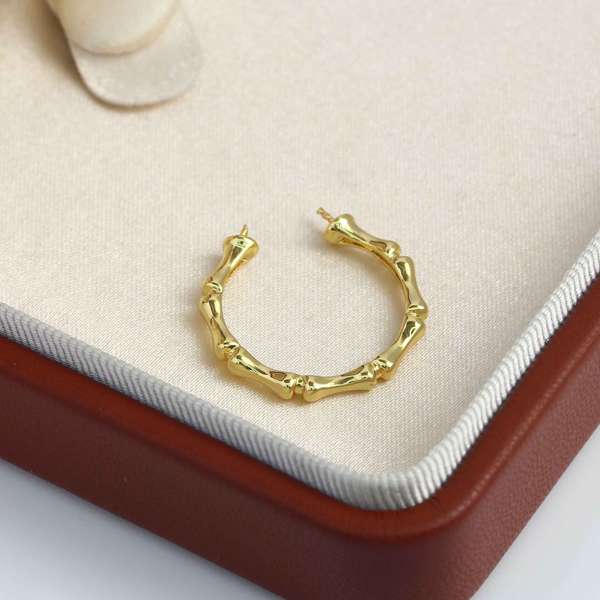 JZ032 Copper Gold Plated Bambo - Ring Blank Adjustable recensie en prijs