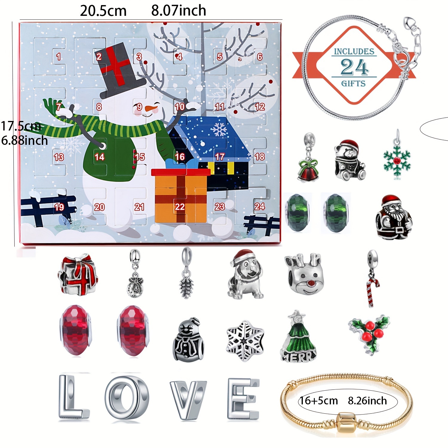 Snowman Christmas Advent Calen - Jewelry Making For Birthday Party recensie en prijs