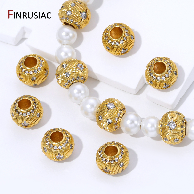 18K Gold Plated Brass Round Sp - Jewelry Making Items recensie en prijs