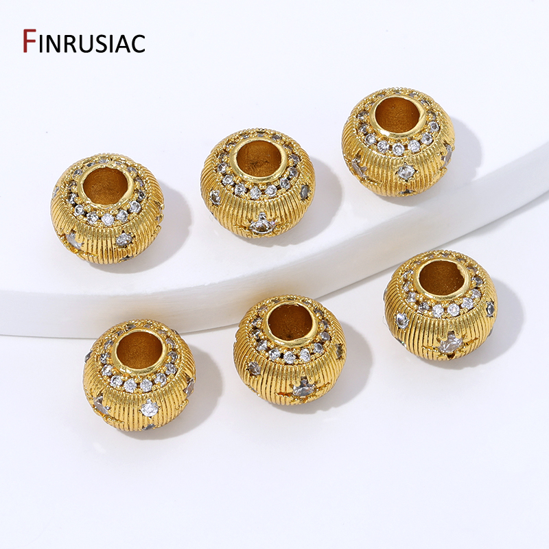 18K Gold Plated Brass Round Sp - Jewelry Making Items recensie en prijs