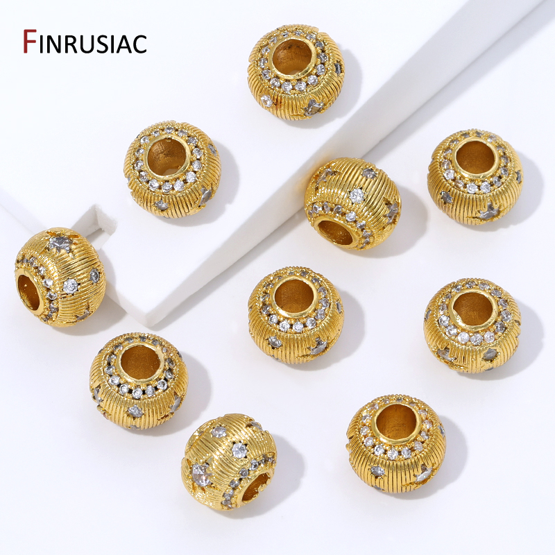 18K Gold Plated Brass Round Sp - Jewelry Making Items recensie en prijs
