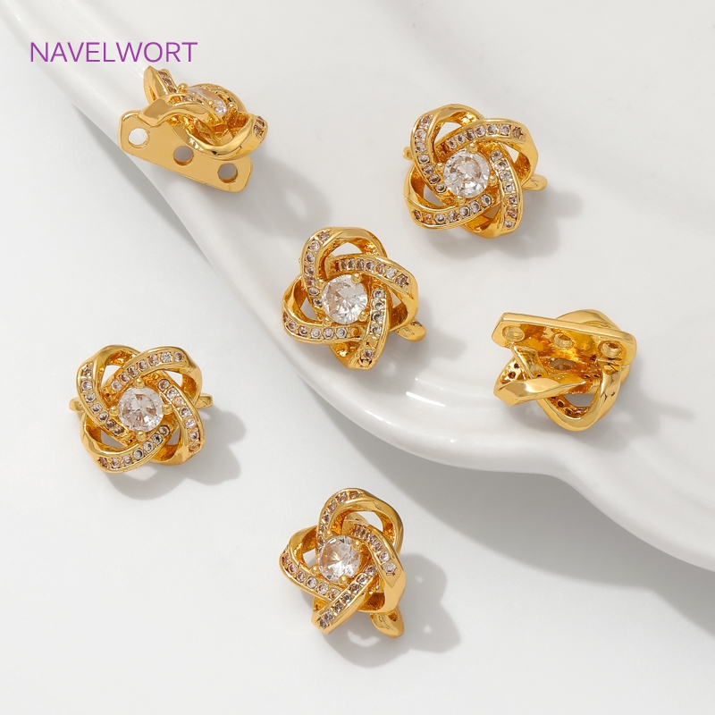 18K Gold Plated Inlaid Zircon  - Jewelry Making Items recensie en prijs