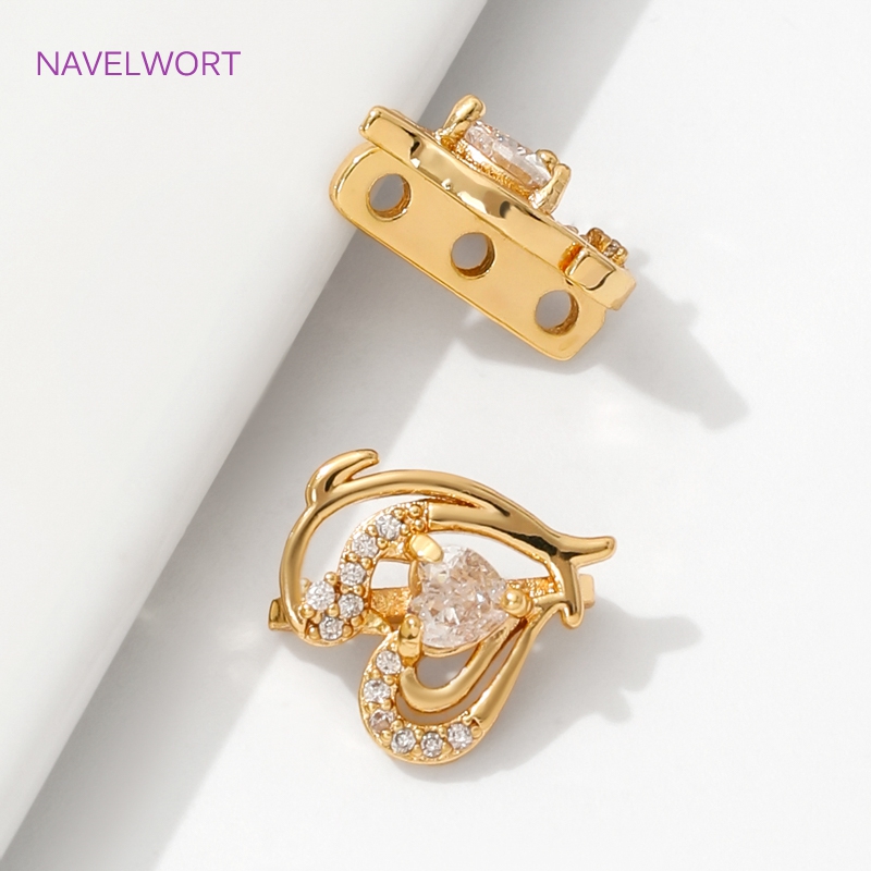 18K Gold Plated Inlaid Zircon  - Jewelry Making Items recensie en prijs
