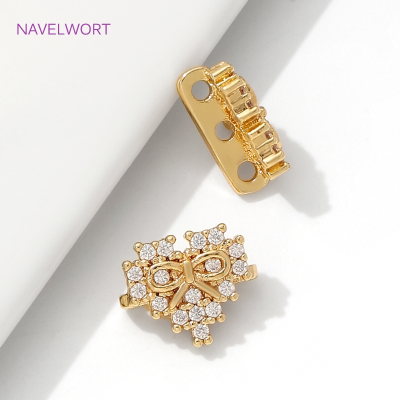 18K Gold Plated Inlaid Zircon  - Jewelry Making Items recensie en prijs