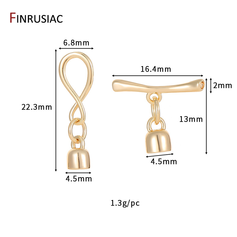 14K Gold Plated Infinity Symbo - Jewelry Making Items recensie en prijs