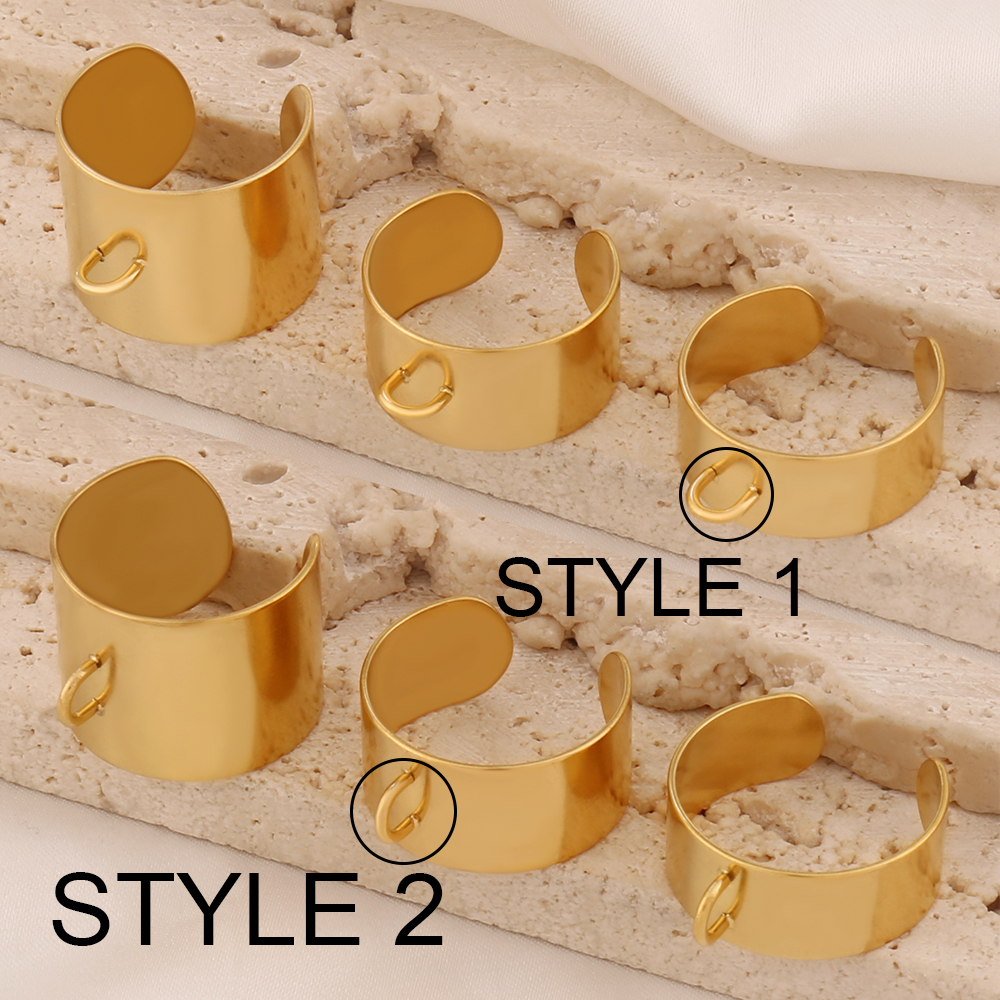2Pcs 8/10/15mm Stainless Steel - Ring Blank Adjustable recensie en prijs