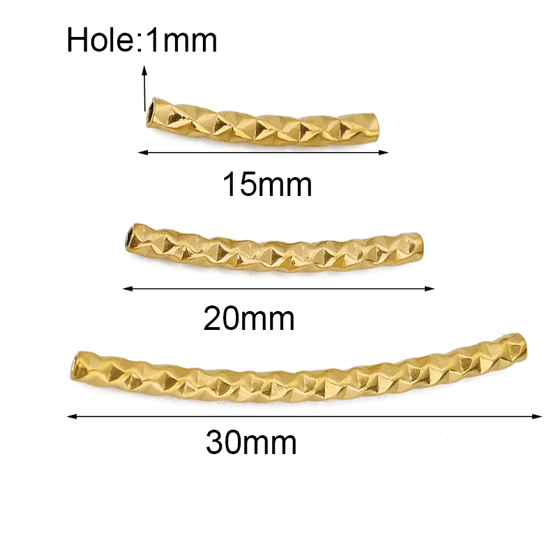 10pcs PVD Stainless Steel Curv - Jewelry Making Youtube recensie en prijs