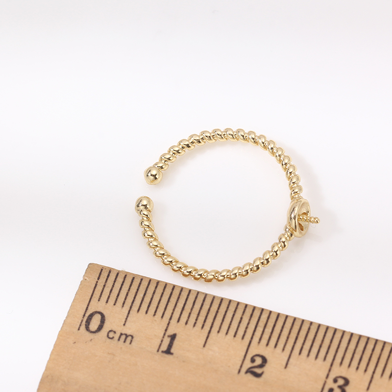 JZ224  Copper Gold Plated Adju - Ring Blank Adjustable recensie en prijs