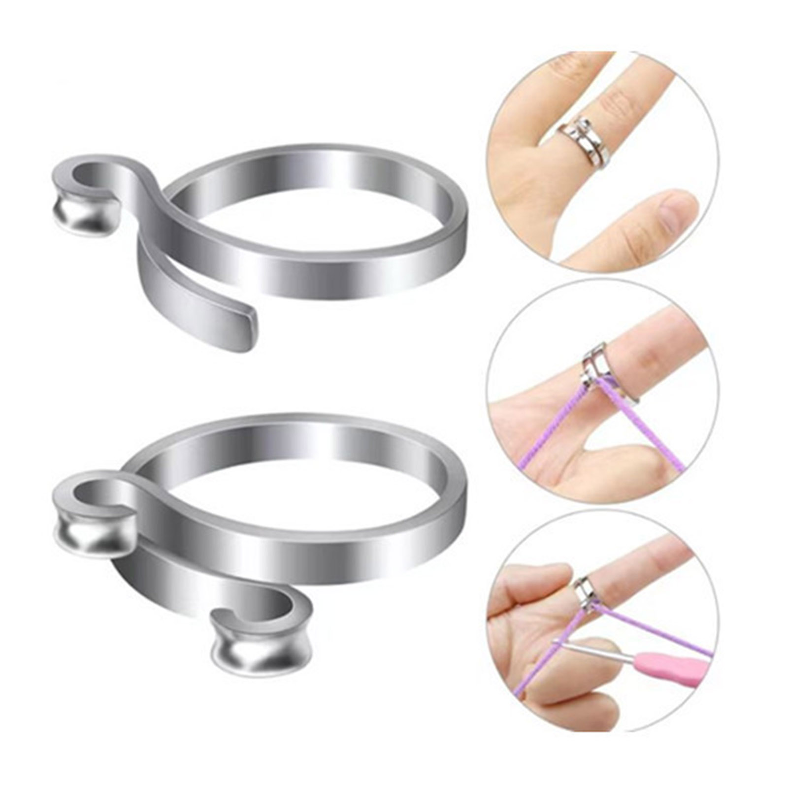 1Piece Zinc Based Alloy Knitti - Ring Blank Adjustable recensie en prijs