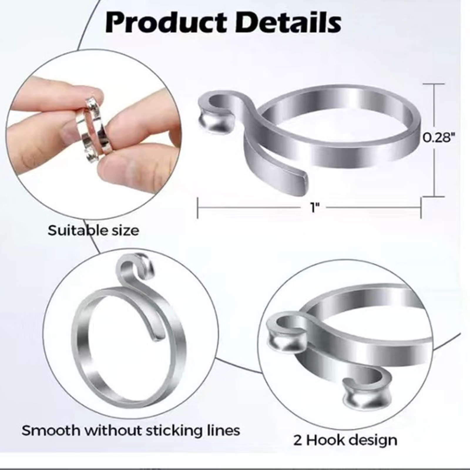 1Piece Zinc Based Alloy Knitti - Ring Blank Adjustable recensie en prijs