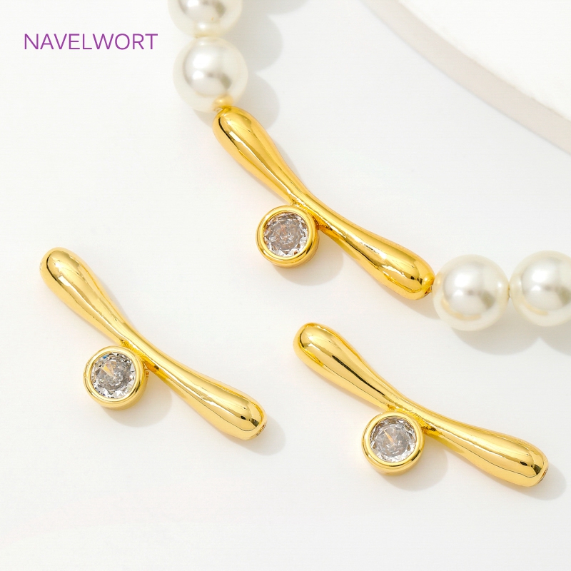 18K Gold Plated Brass Curved T - Jewelry Making Youtube recensie en prijs
