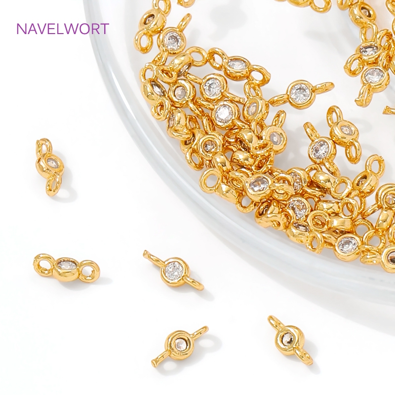 18K Gold Plated With Zircon Co - Jewelry Making Items recensie en prijs