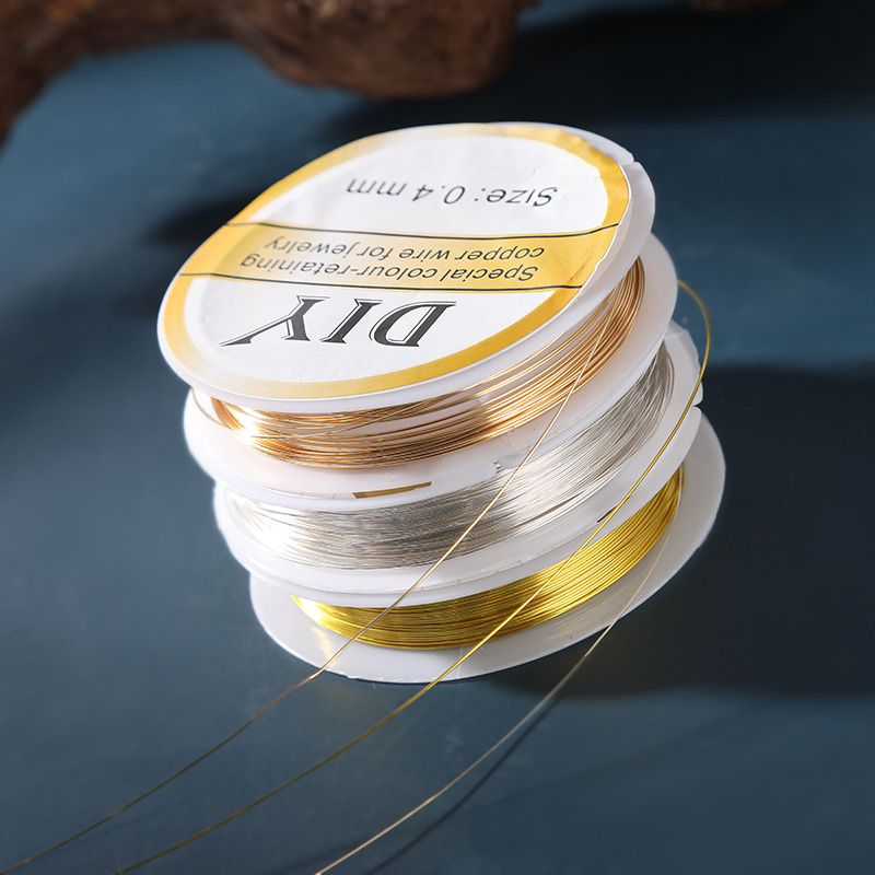 1Roll Silver Copper Wire 0.3/0 - Jewelry Making Thread recensie en prijs
