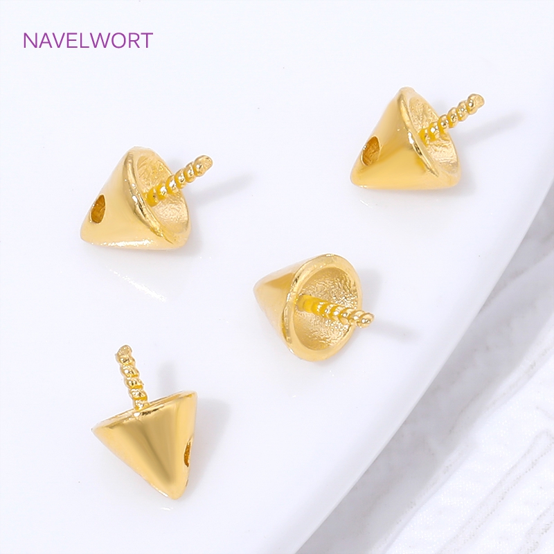 18K Gold Plated Conical Beads  - Jewelry Making Items recensie en prijs
