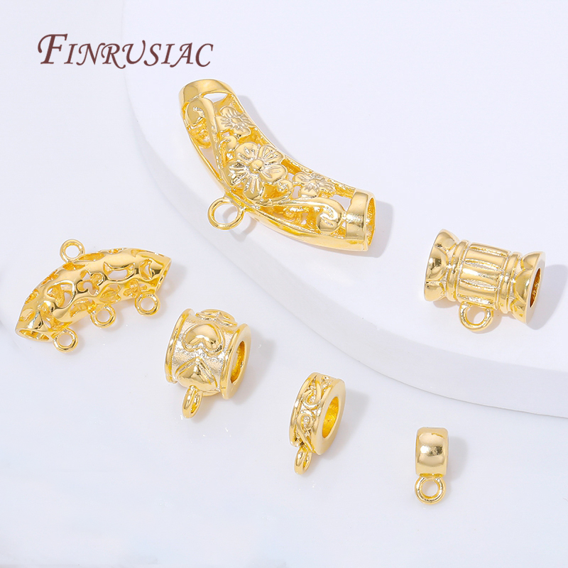 18K Gold Plated Pendant Bail C - Jewelry Making Youtube recensie en prijs