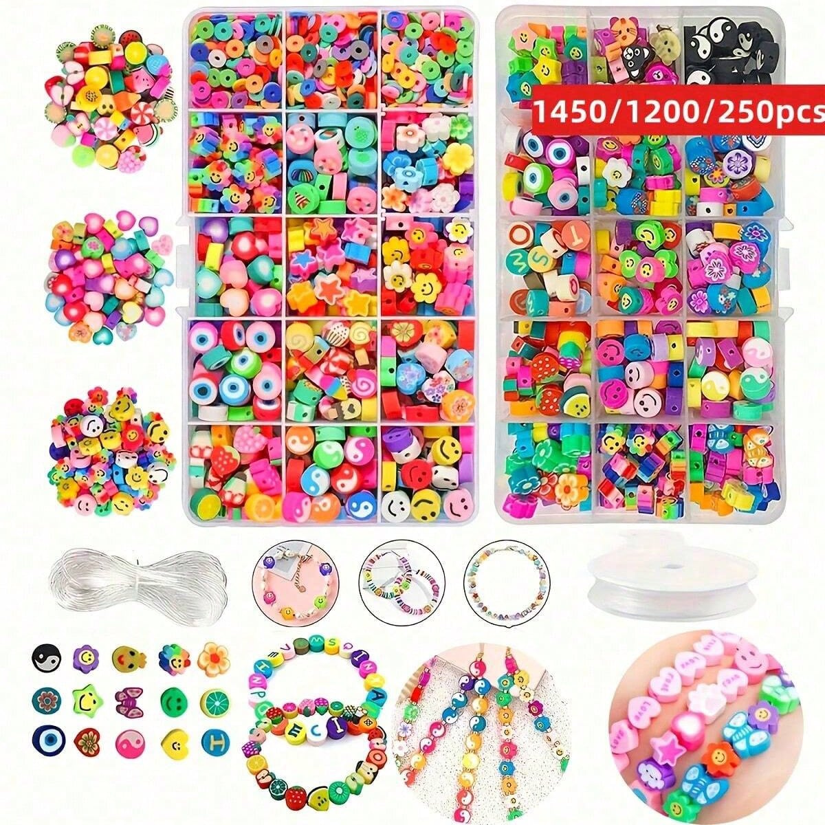 1450/1200/250pcs Polymer Clay  - Jewelry Making For Birthday Party recensie en prijs