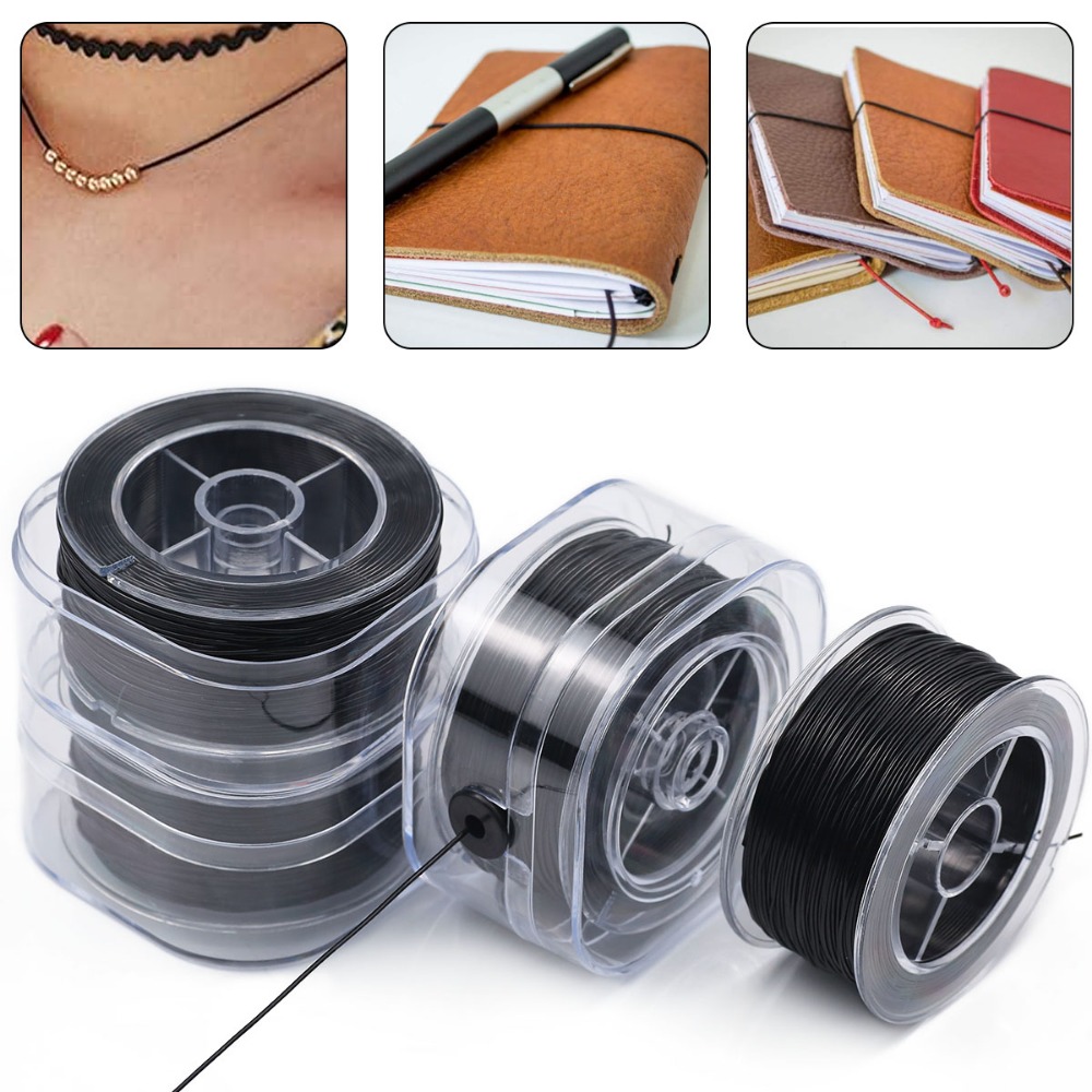0.5-1mm Black Elastic Crystal  - Jewelry Making Thread recensie en prijs