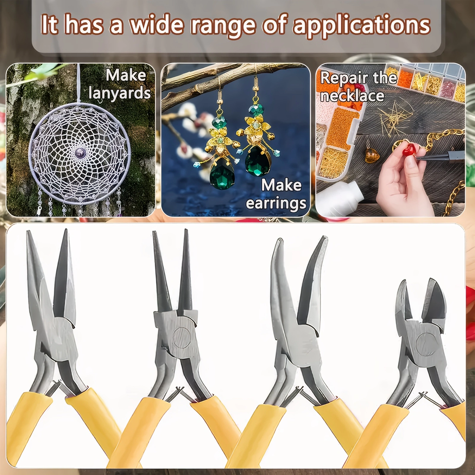 6/4/1pcs yellow Jewelry Making - Jewelry Making Pliers recensie en prijs