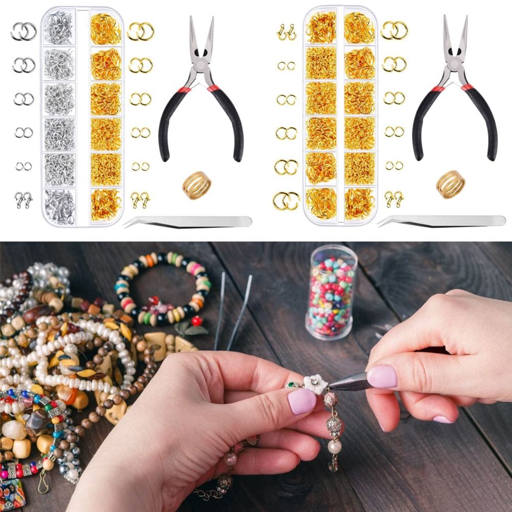 1200pcs 4-10mm Gold Silver Ope - Jewelry Making Pliers recensie en prijs