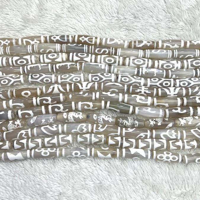 30mm White Tibentan 12 Pattern - Jewelry Making Store recensie en prijs