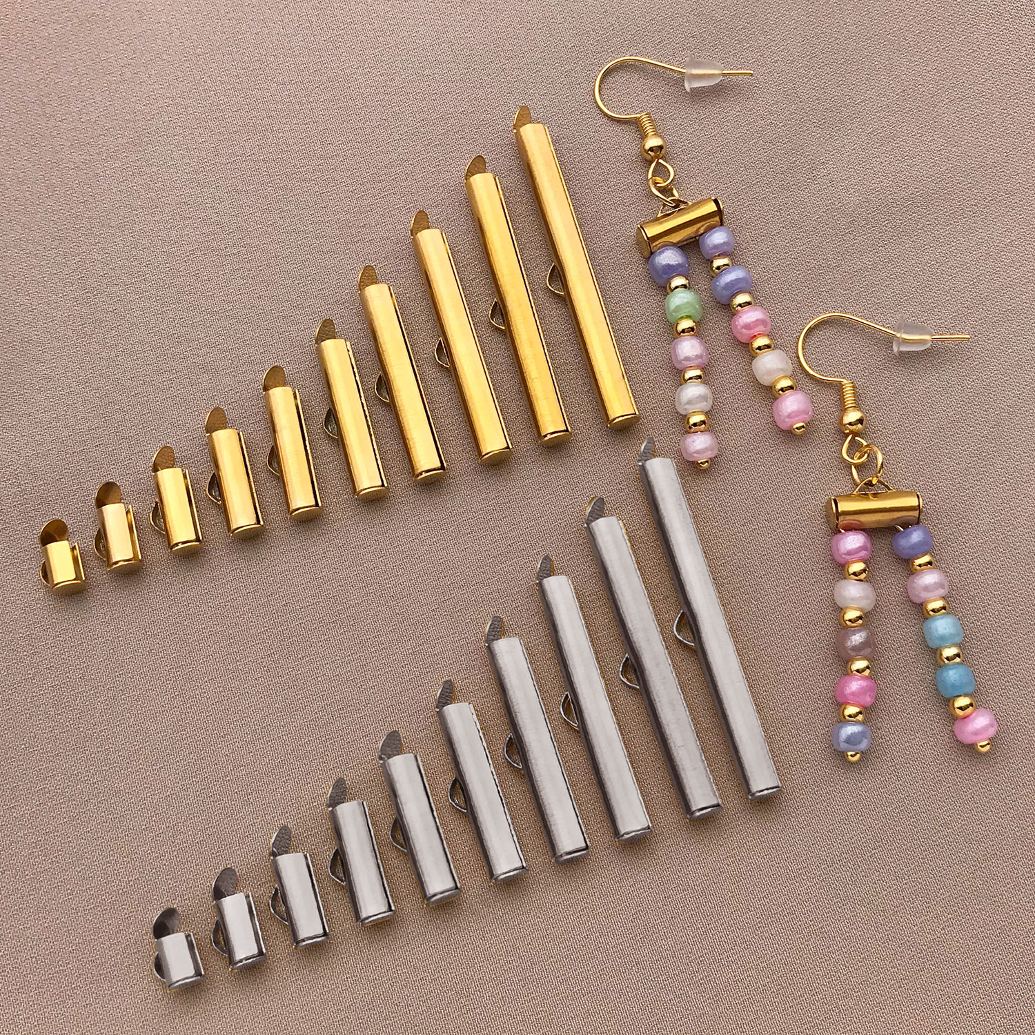 10pcs/lot Stainless Steel Crim - Jewelry Making Youtube recensie en prijs