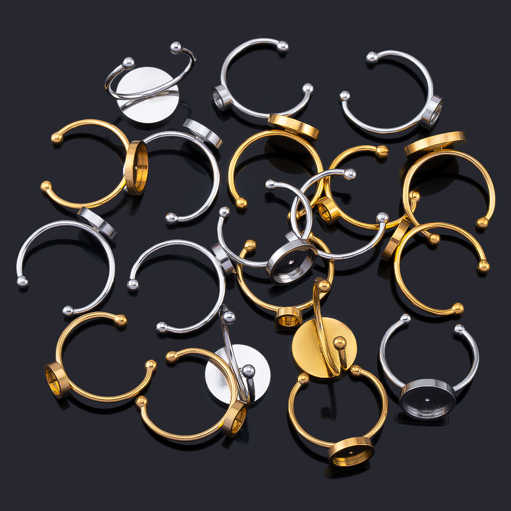 10pcs Adjustable Open Finger R - Ring Blank Adjustable recensie en prijs