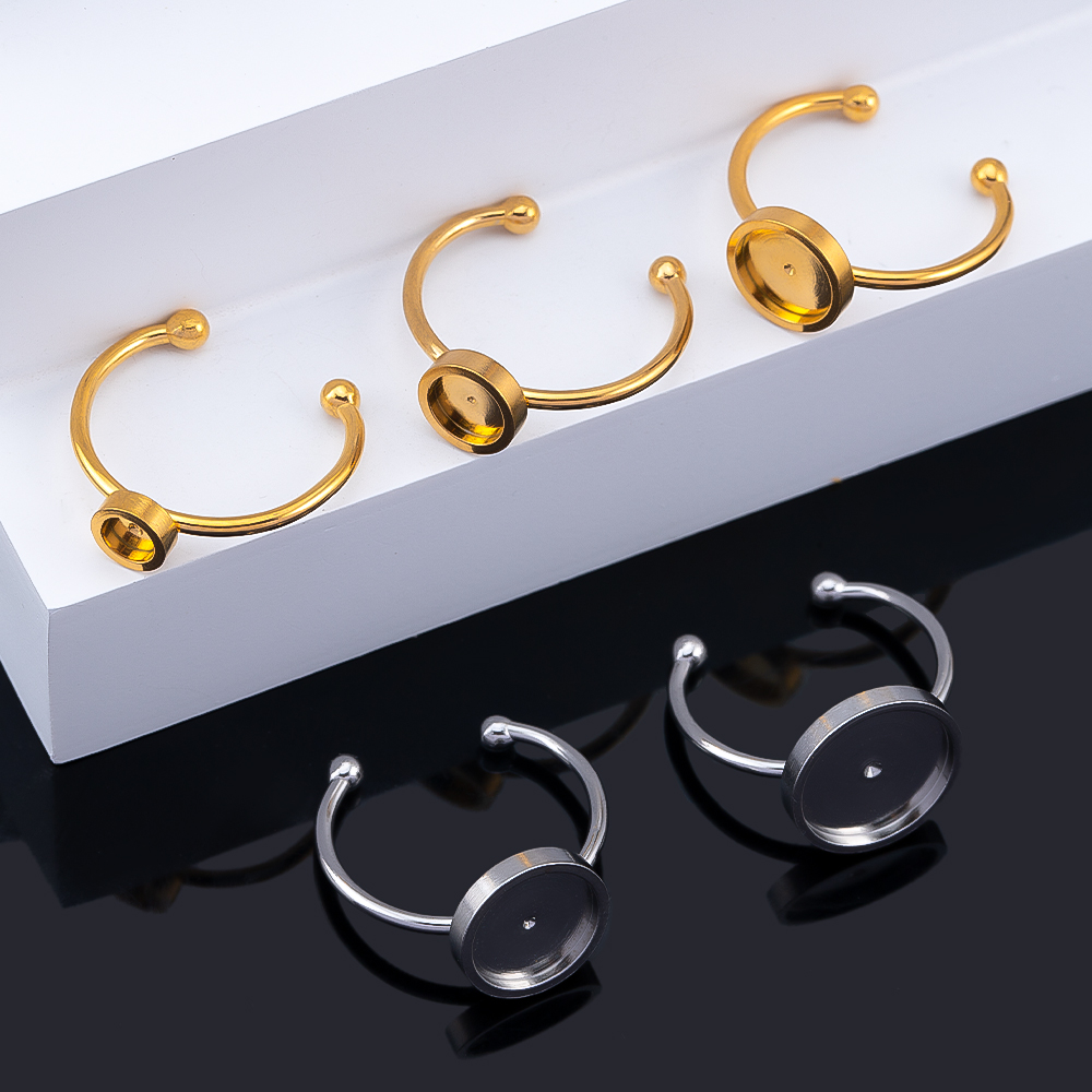 10pcs Adjustable Open Finger R - Ring Blank Adjustable recensie en prijs