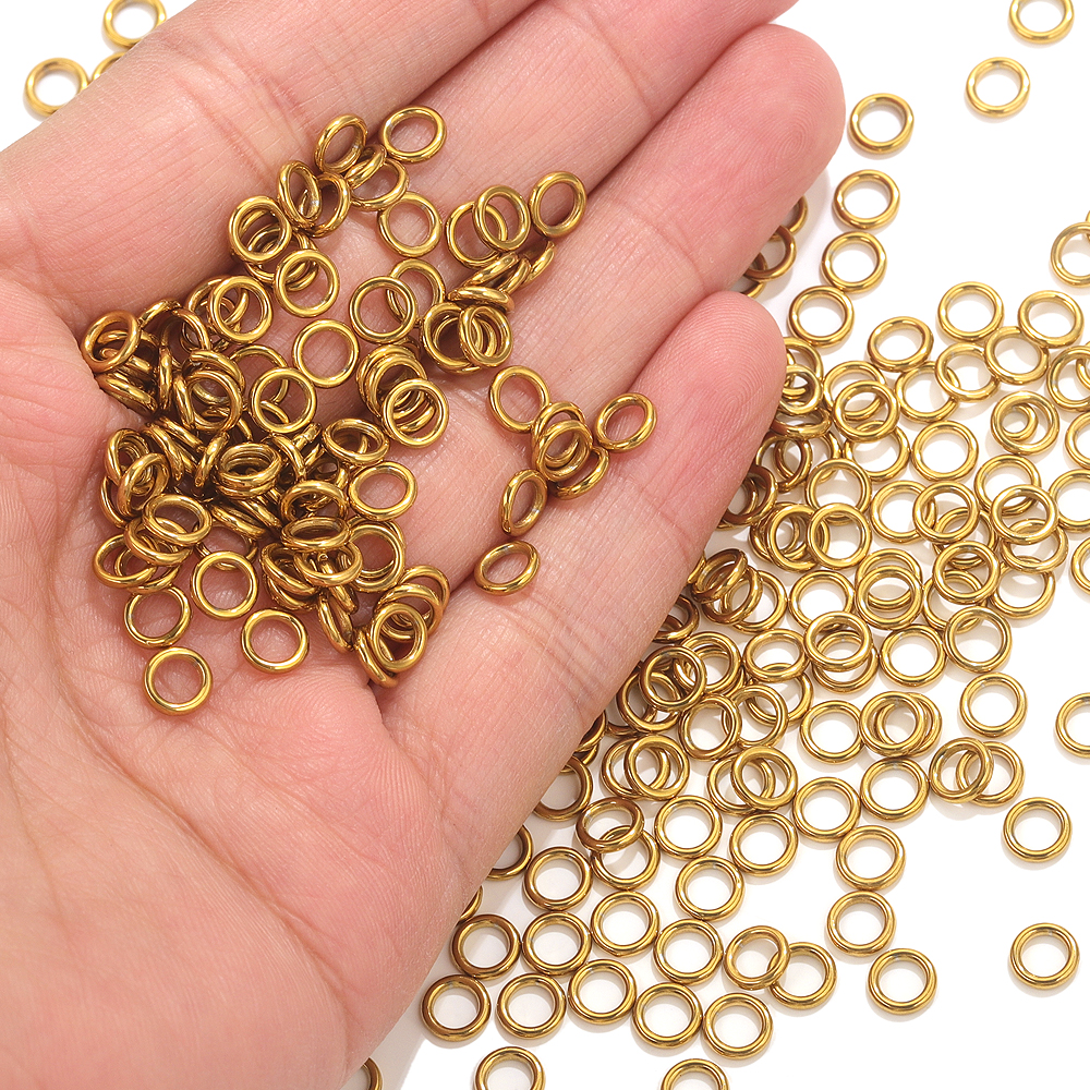 50pcs Stainless Steel O Ring G - Jewelry Making Thread recensie en prijs