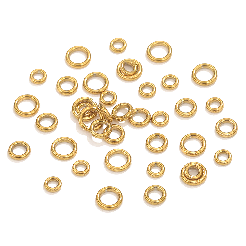 50pcs Stainless Steel O Ring G - Jewelry Making Thread recensie en prijs