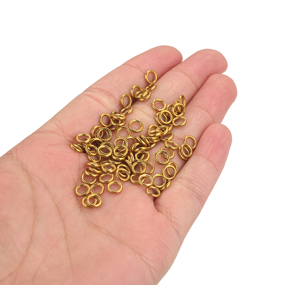 50pcs Stainless Steel O Ring G - Jewelry Making Thread recensie en prijs