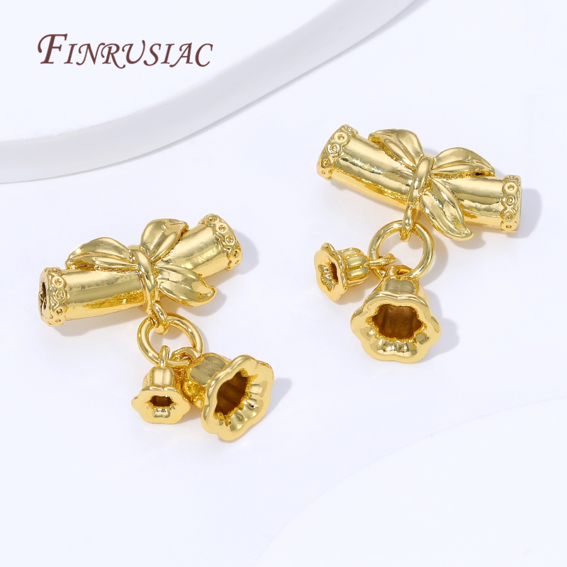 2/4/8Pcs 18K Gold Plated Bail  - Jewelry Making Youtube recensie en prijs