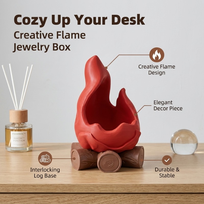1-Piece Campfire Statue Tray D - Jewelry Making Store recensie en prijs