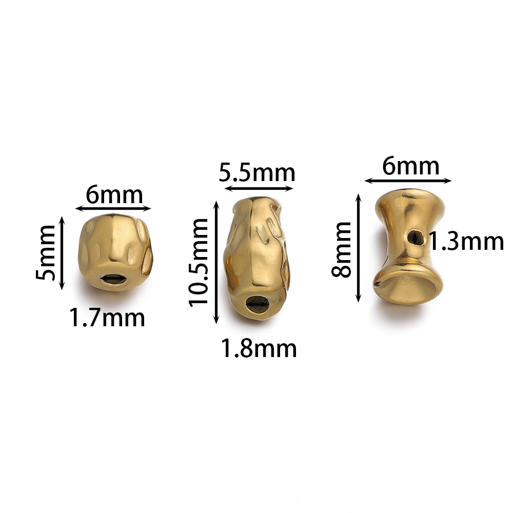 5/10pcs Stainless Steel Irregu - Jewelry Making Youtube recensie en prijs