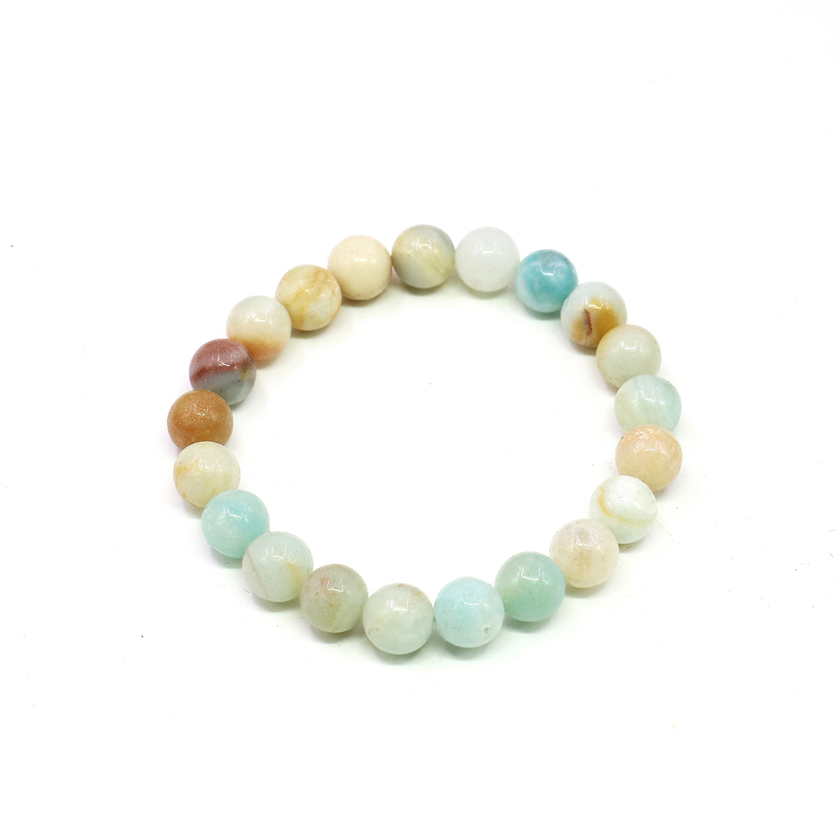 8mm Natural Round Blue Amazon  - Jewelry Making Amazon recensie en prijs