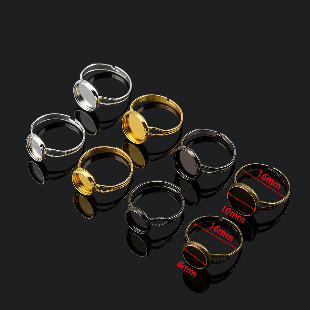 10pcs/lot Adjustable Blank Rin - Ring Blank Adjustable recensie en prijs