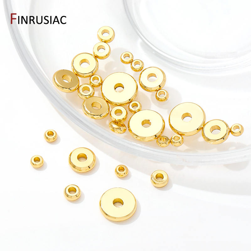 18K Gold Plated Brass Flat Spa - Jewelry Making Items recensie en prijs