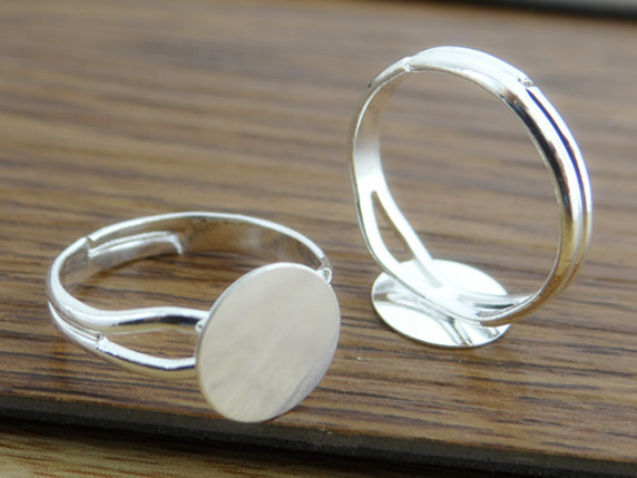 6/8/10/12mm 10pcs Silver Plate - Ring Blank Adjustable recensie en prijs