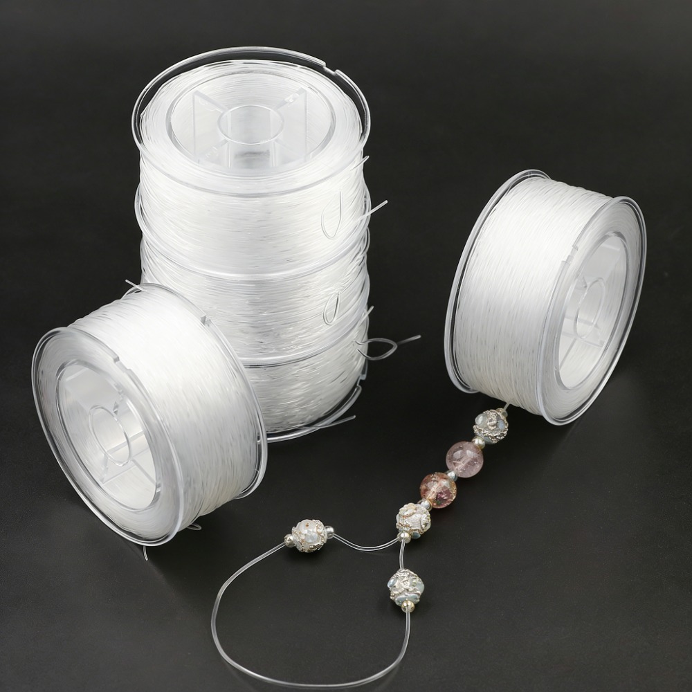 0.5-1mm White Elastic Crystal  - Jewelry Making Thread recensie en prijs