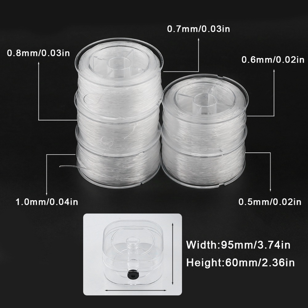 0.5-1mm White Elastic Crystal  - Jewelry Making Thread recensie en prijs