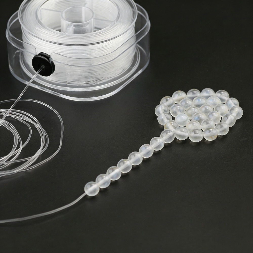 0.5-1mm White Elastic Crystal  - Jewelry Making Thread recensie en prijs