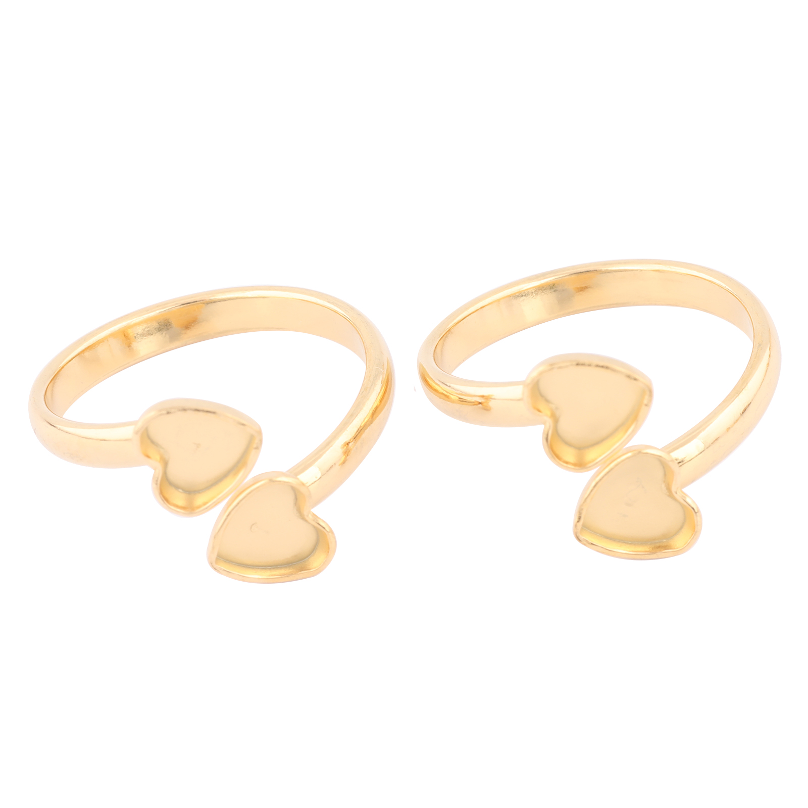 10pcs Stainless Steel Gold Pla - Ring Blank Adjustable recensie en prijs