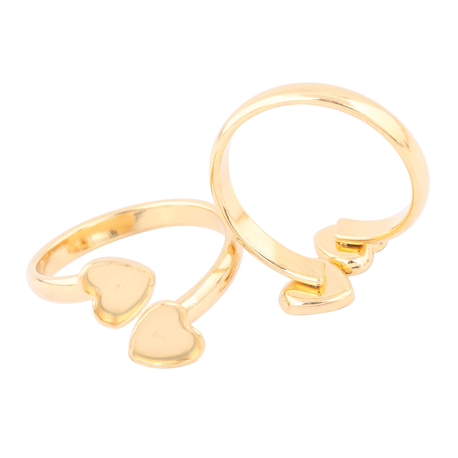 10pcs Stainless Steel Gold Pla - Ring Blank Adjustable recensie en prijs