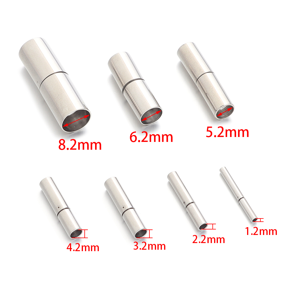 2pcs 1.2-8.2mm Stainless Steel - Jewelry Making Youtube recensie en prijs