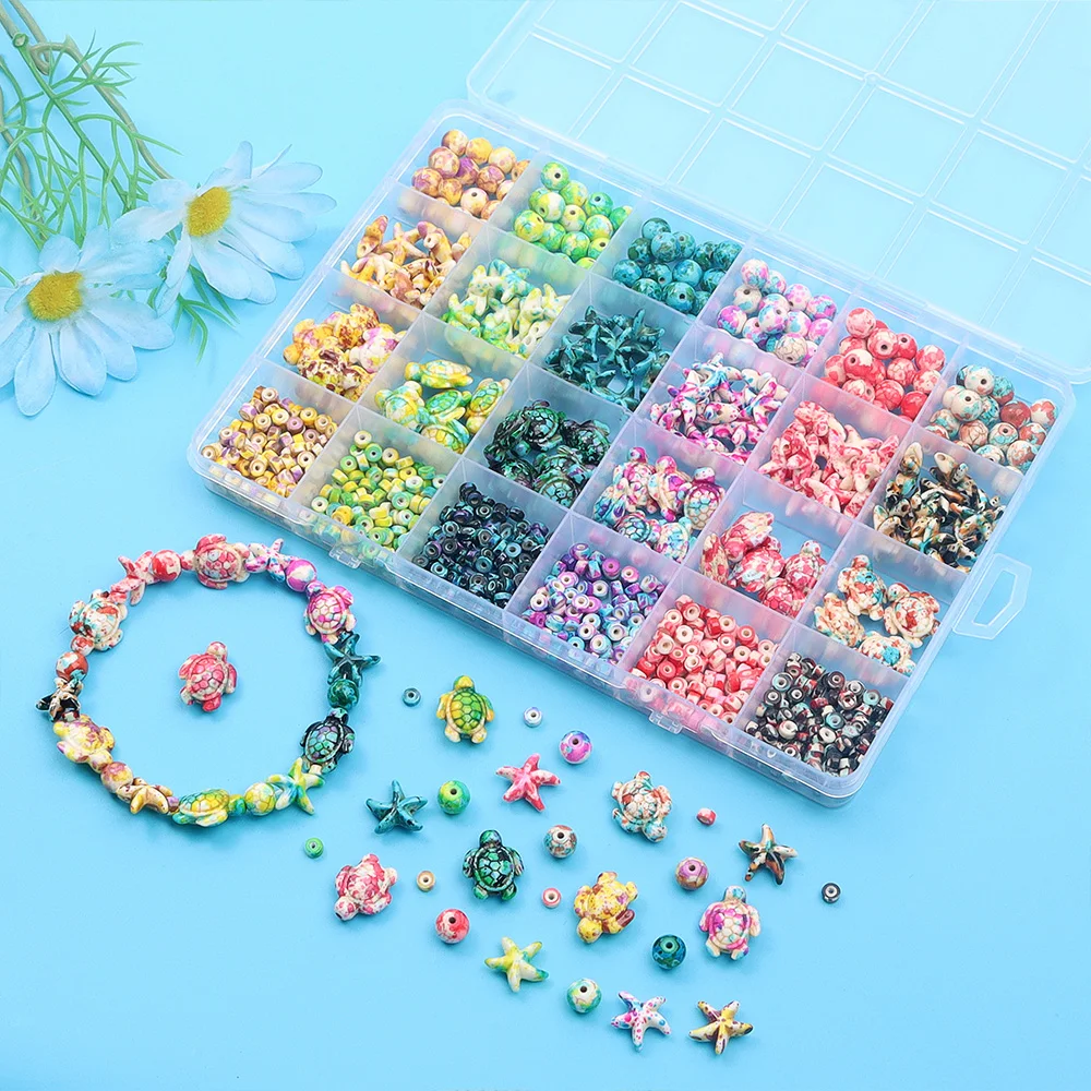6/46/558pcs Multi-color Turquo - Jewelry Making For Birthday Party recensie en prijs