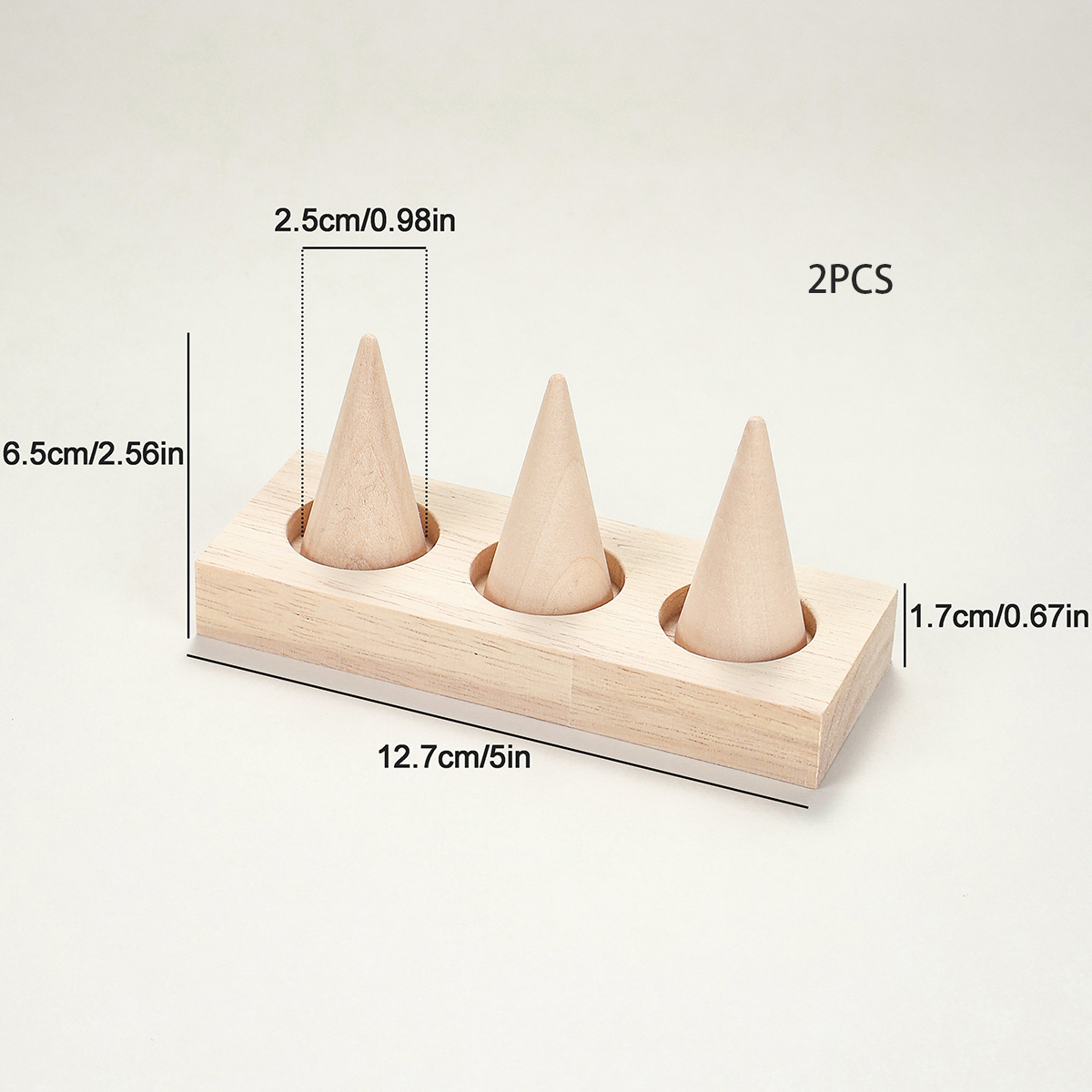 The wooden ring holder is deta - Jewelry Making Store recensie en prijs