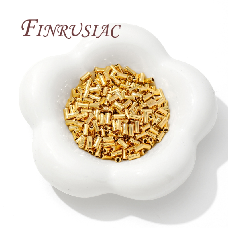 18K Gold Plated Brass Tube Bea - Jewelry Making Youtube recensie en prijs